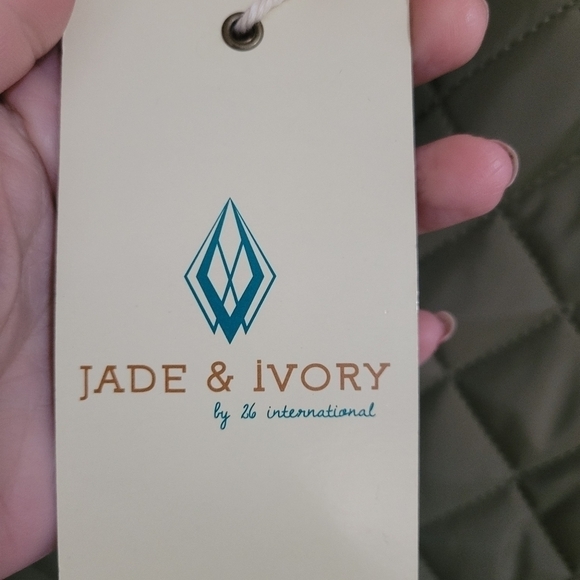 NWT Jade & Ivory By 26 International puffer quilted jacket size medium - Picture 4 of 12